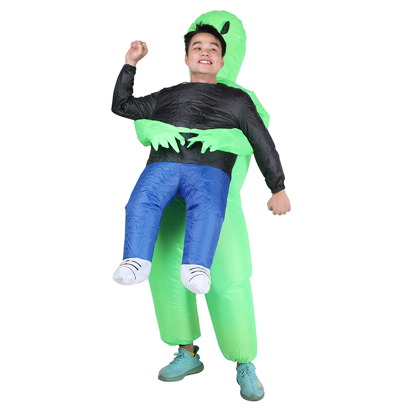 Factory Halloween Ghost Hugging People Inflatable Costume Alien ET Props Inflatable Costume Walking Performance Costume