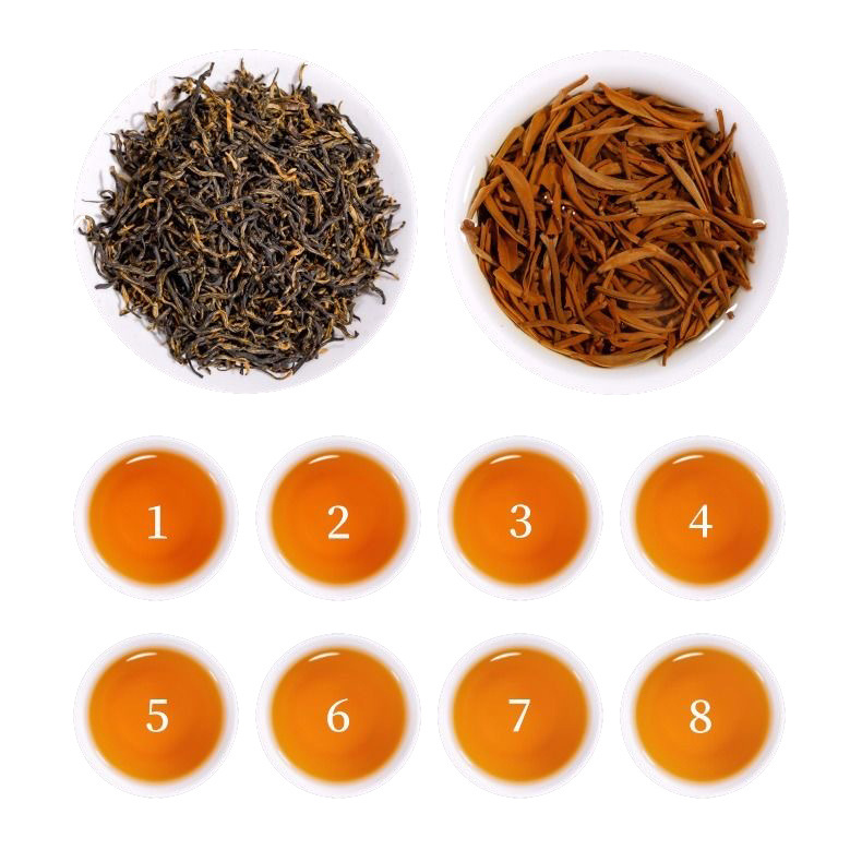 Jin Junmei New Tea Small Black Tea Special Authentic Bulk Canned Luzhou-flavor Yellow Bud Gift Box Gift Gift Giving