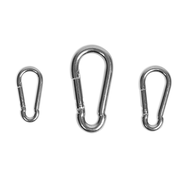 Galvanized spring buckle safety buckle carabiner safety buckle hanging buckle safety hook iron chain rope buckle
