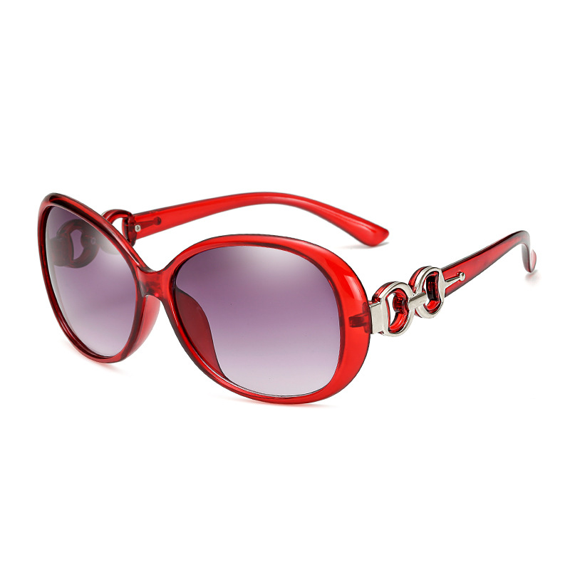 New Korean Style Instagram Style Fashionable Outdoor Driving Sunglasses Women's Running Jianghu Stall Large Frame Classic Double Ring Sunglasses
