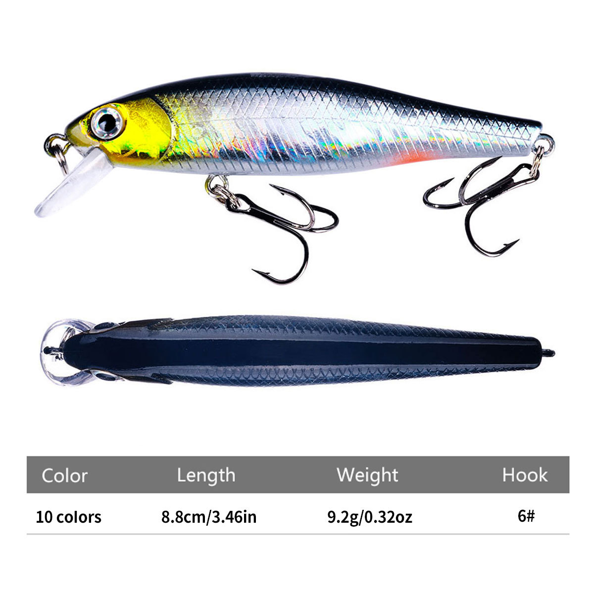 Hover Mino Luya Bait 9G Creek Brother Far Throw Slow Sink Milo False Bait Creek Boat Fishing Sea Fishing Bait Wholesale