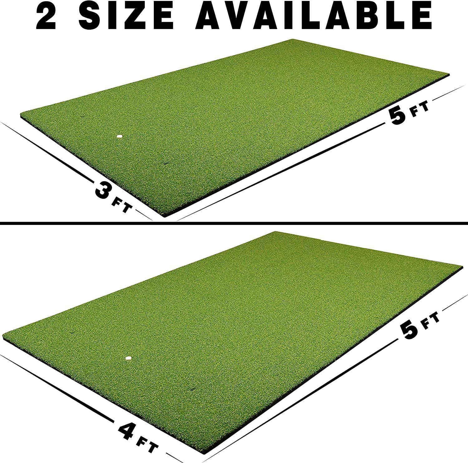 Golf strike mat swing ball mat outdoor golf training mat thickened high density Fruit Ridge grass practice strike mat