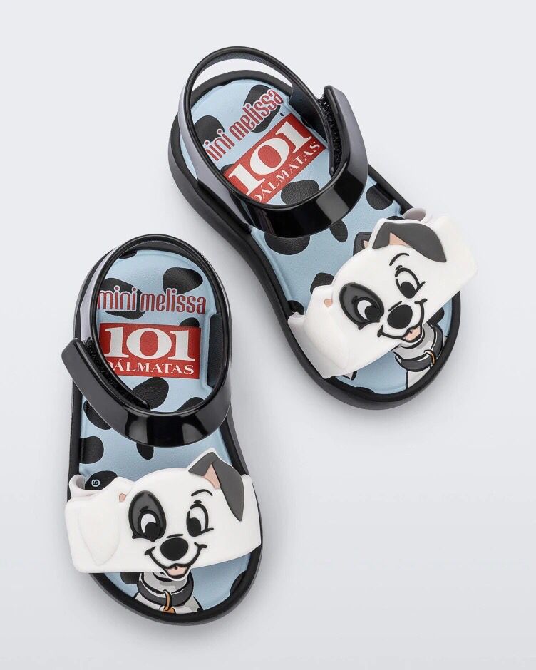 Melissa Children's Shoes 2025 New Children's Sandals Summer Baby Jelly Shoes Cartoon Open Toe Velcro Beach Shoes