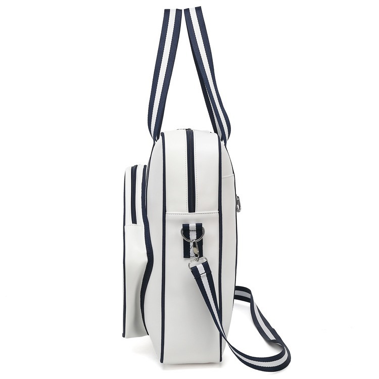 Peak racket bag pu leather shoulder slung badminton bag