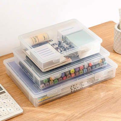 File Journal stationery storage box picture book stand marker book storage box office desktop book storage box