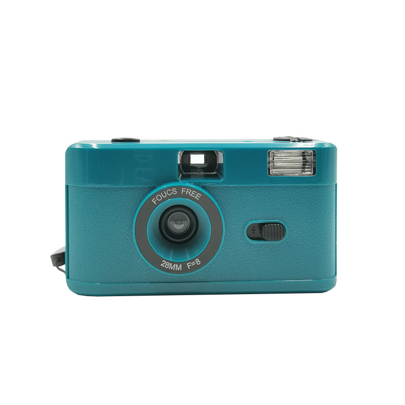 35mm macaron color fool film camera reusable film gift retro film camera