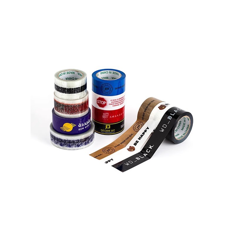 Transparent tape custom printing logo sealing tape color printing express packaging e-commerce matte frosted tape