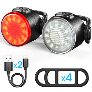 Q2 car light waterproof USB rechargeable bicycle light