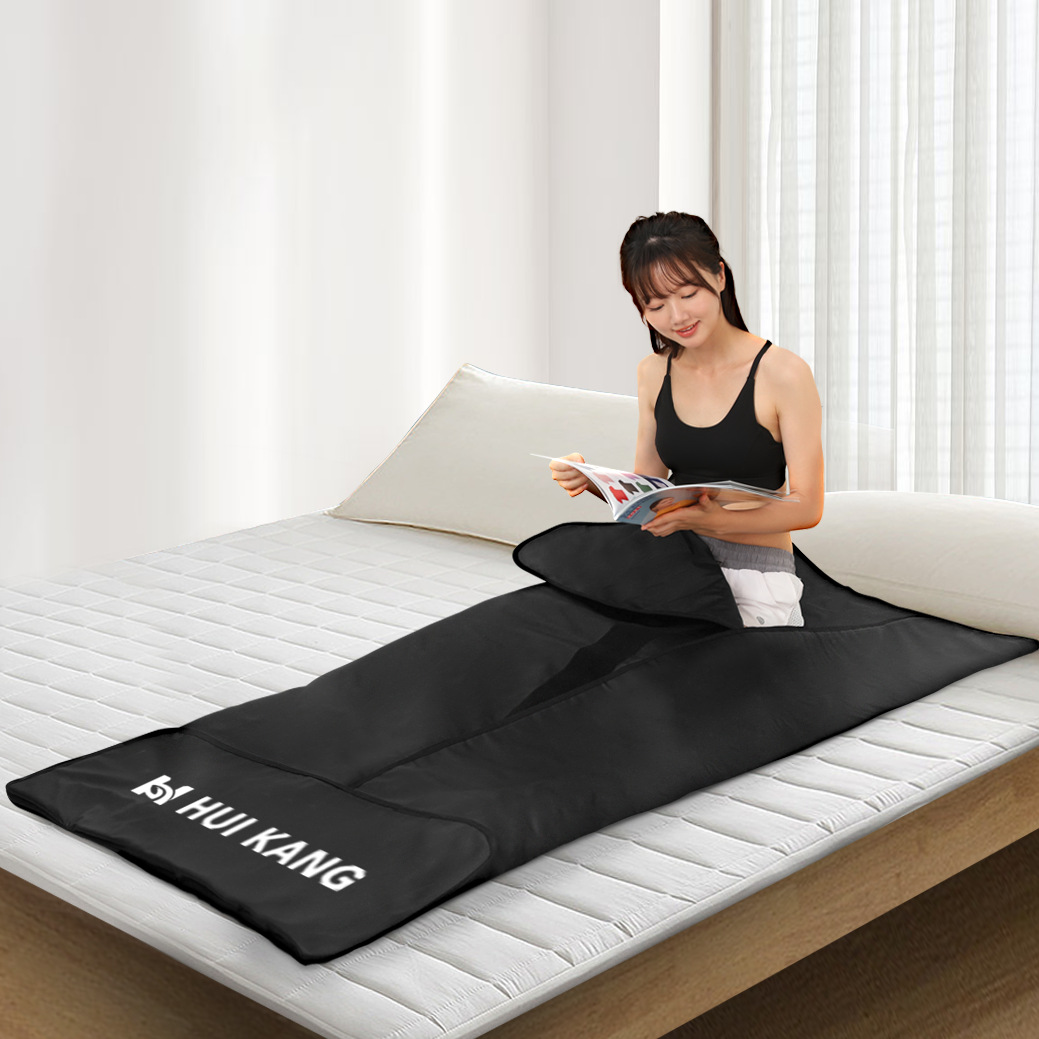One temperature zone cross-border black blanket far infrared sauna blanket whole body sweat-wicking acid-wicking sweat bag foreign trade sweat steaming blanket