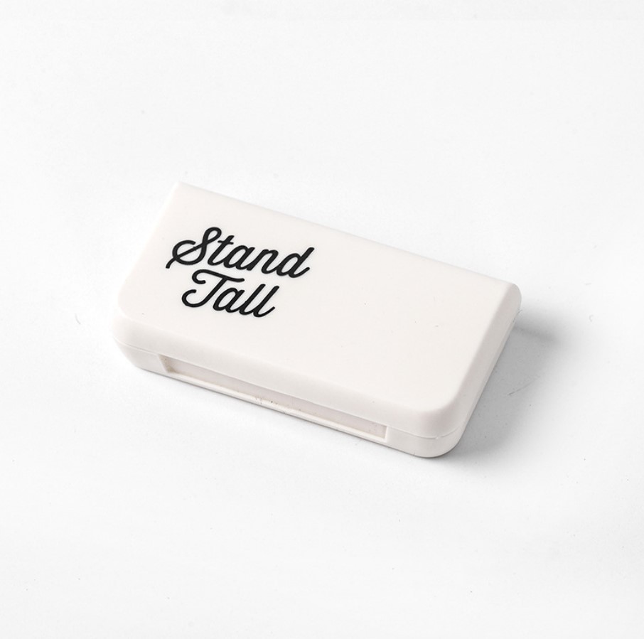 Creative portable three-compartment small medicine box mini pill box travel medicine sub-pack medicine box 14g