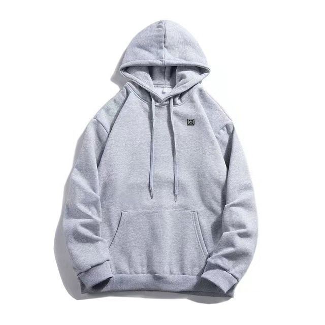 Cross-border hooded heating sweater heating clothes men's USB heating sweater warm outdoor elastic casual electric heating clothes