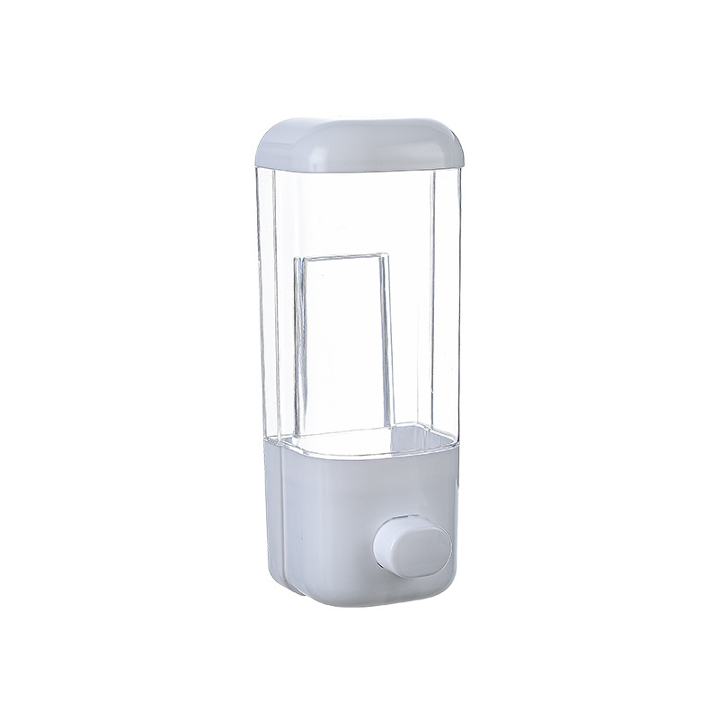 Punch-free Wall-mounted Soap Dispenser Non-marking Fixed Hotel Press Shampoo Bath Cream Soap Dispenser Bathroom