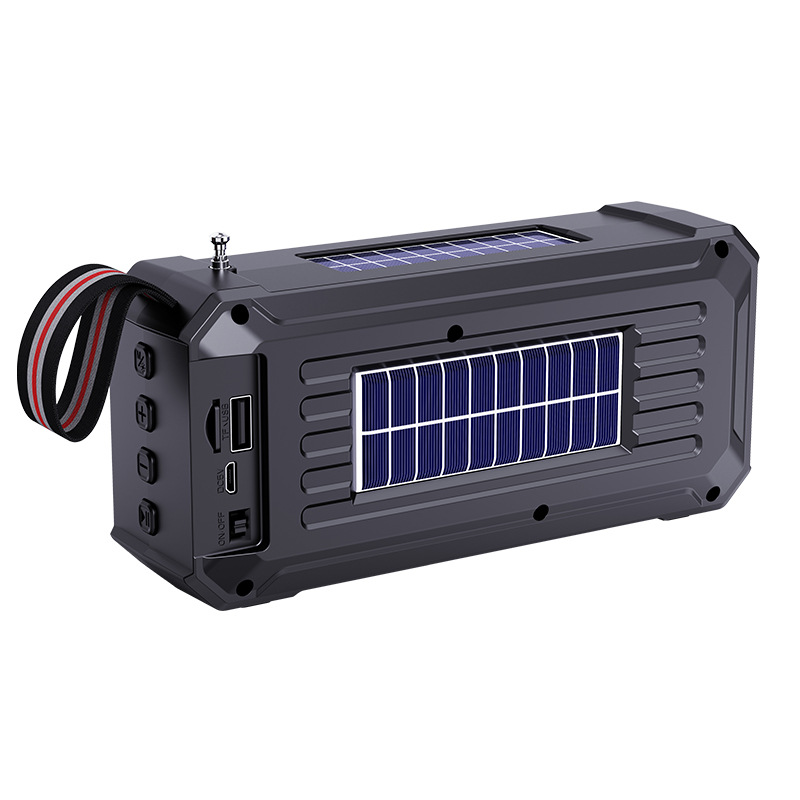 Dual Solar Bluetooth Audio Wireless Speaker Multifunctional Outdoor Portable Desktop Wireless Card Small Speaker