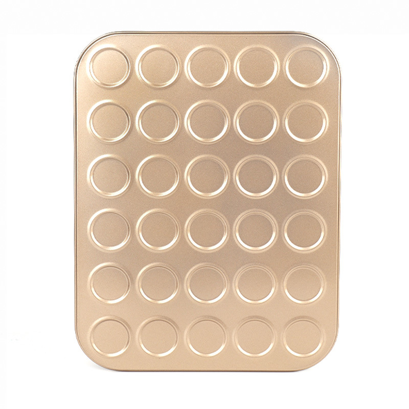 Macaron baking pan Cocoa Crisps cookies cookie mold non-stick 30-piece chocolate oven household round
