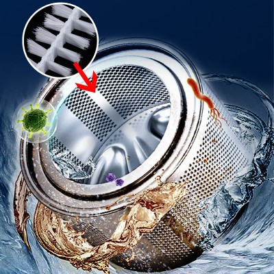 Drum washing machine universal cleaning brush cleaning washing machine inner tube special long brush handle disassembly-free washing tool washing machine
