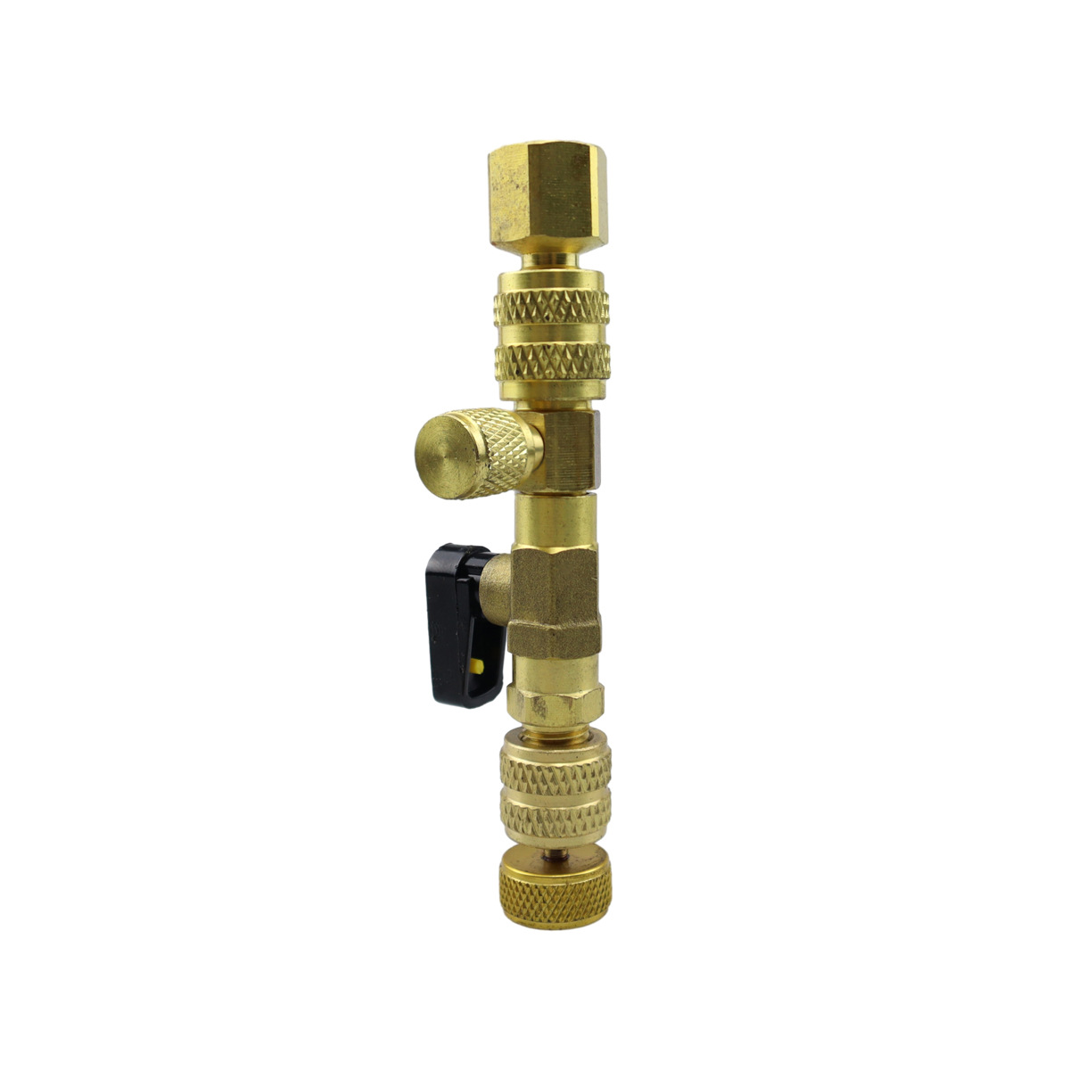 Air conditioning valve core remover installation tool with valve core arc repair wrench Hex drill adapter