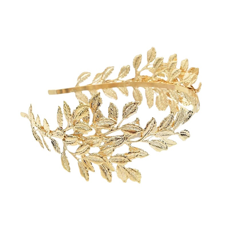 European and American Fashion Bride Leaves Hairband Mori Leaves Romantic Wedding Headwear Elegant Elegant Wedding Photography Hair Accessories