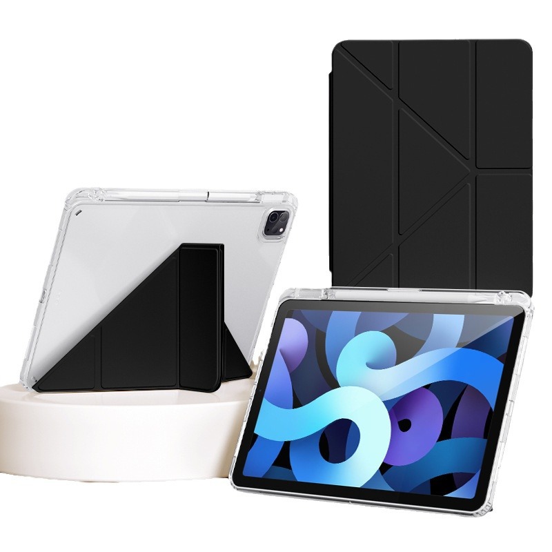 For ipadair5 protective sleeve with pen slot Y fold 10.2 anti-bending pro11 inch 9th generation 7 acrylic 13 shell 4