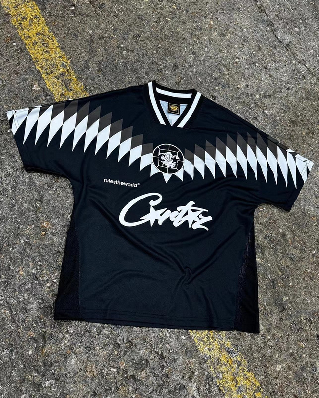 Corteiz sailing boat contrast color matching retro short sleeve tee fashion brand leisure sports T-shirt