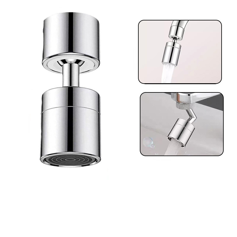 Universal extension bubbler splash-proof extender faucet artifact rotating filter joint mechanical arm kitchen water nozzle