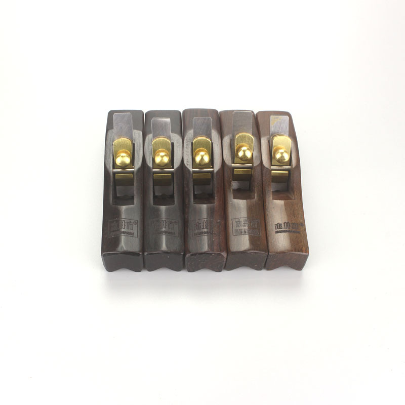 Trimming planing Chamfering planing Ebony woodworking diy tool manual planing removing corner wooden well square corner planing