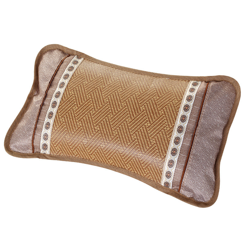 Summer cool pillow Indonesian rattan pillow natural tea fragrance pillow breathable cowhide rattan cool pillow summer tea pillow Ice Silk summer mat pillow