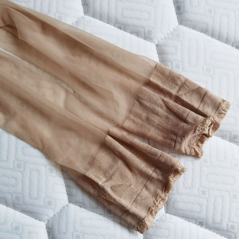 アマゾンの春の夏の薄い魚の口のストッキングの女性の足の指の高い靴下の滑り止めのフックの糸が膝の靴下の大きいサイズを過ぎます。|undefined