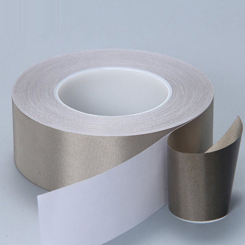 Conductive cloth tape 0.1 plain weave conductive electromagnetic cloth Computer mobile phone wire and cable conductive cloth shielding cloth tape