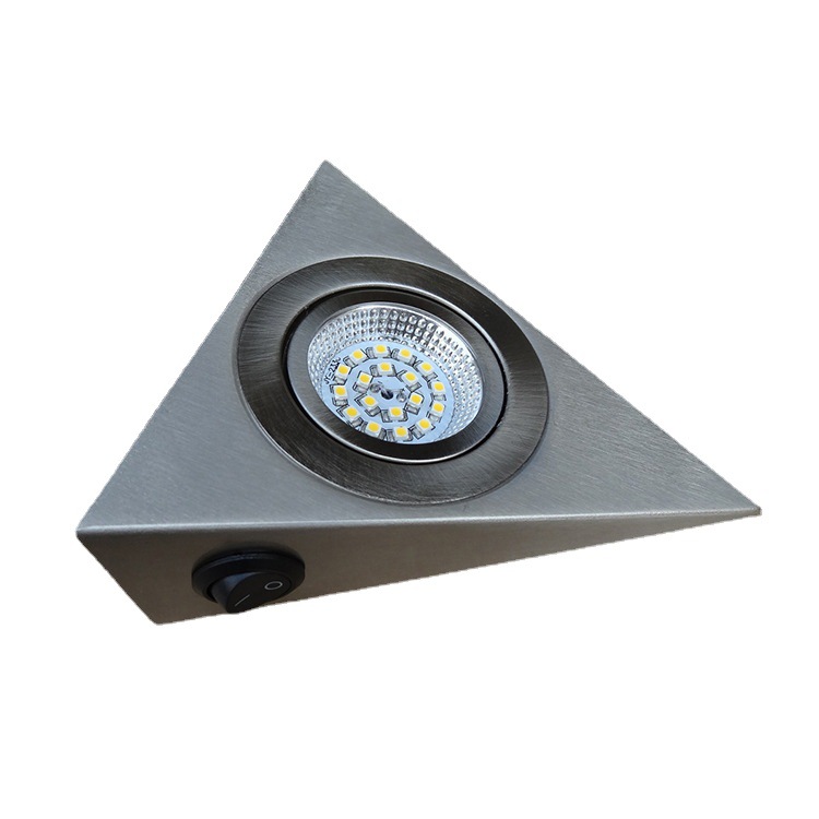 BA-Production and Sales LED Furniture Lamps Dark-fitting Wine Cabinet Lamps Corner Foot Lamps Furniture Lamps Triangle Wardrobe Lamps