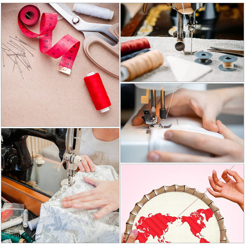 Amazon 12 Color Household Sewing Thread Repair Clothes Sewing Quilt Hand Stitch Sewing Machine Thread 200 Size 250 Size