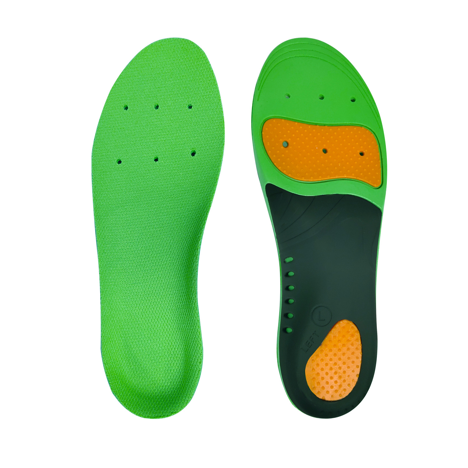 Foot Arch Correction Insoles Flat Foot High Arch Support Cross-border Hot Sale Men's and Women's Shock Absorbing Insoles