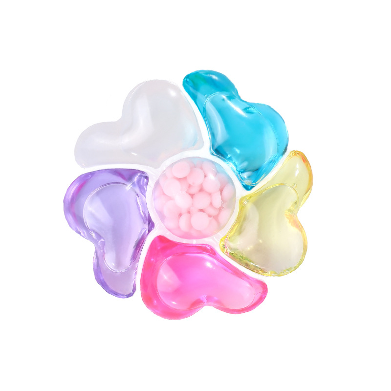 Bacteria-free bear six-in-one laundry beads lasting fragrance deep cleansing concentrated laundry detergent Powley bear laundry ball