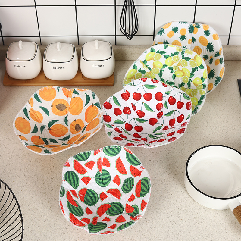New microwave oven thermal insulation bowl holder thermal insulation gloves non-slip high temperature bowl cover