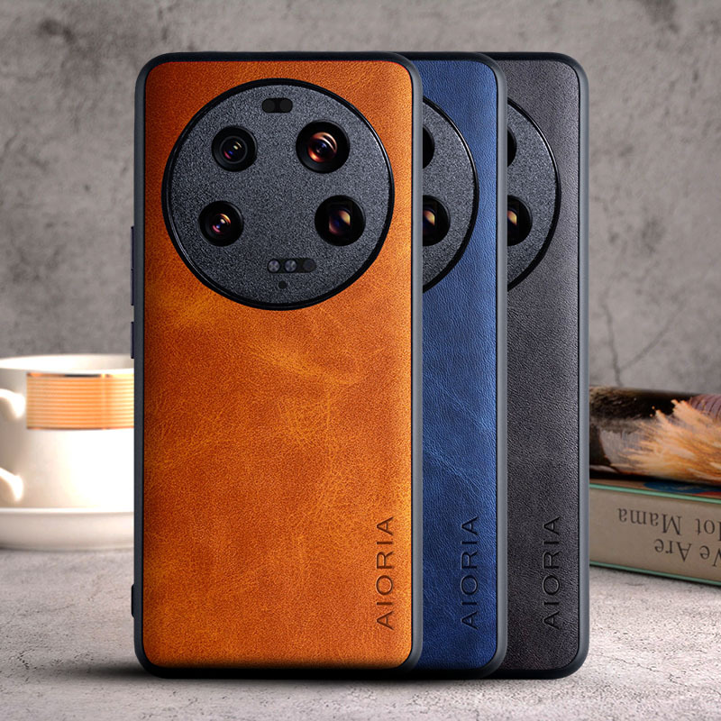 適用於【小米】Xiaomi 13 Ultra poco C55簡約雙色牛油果皮手機殼