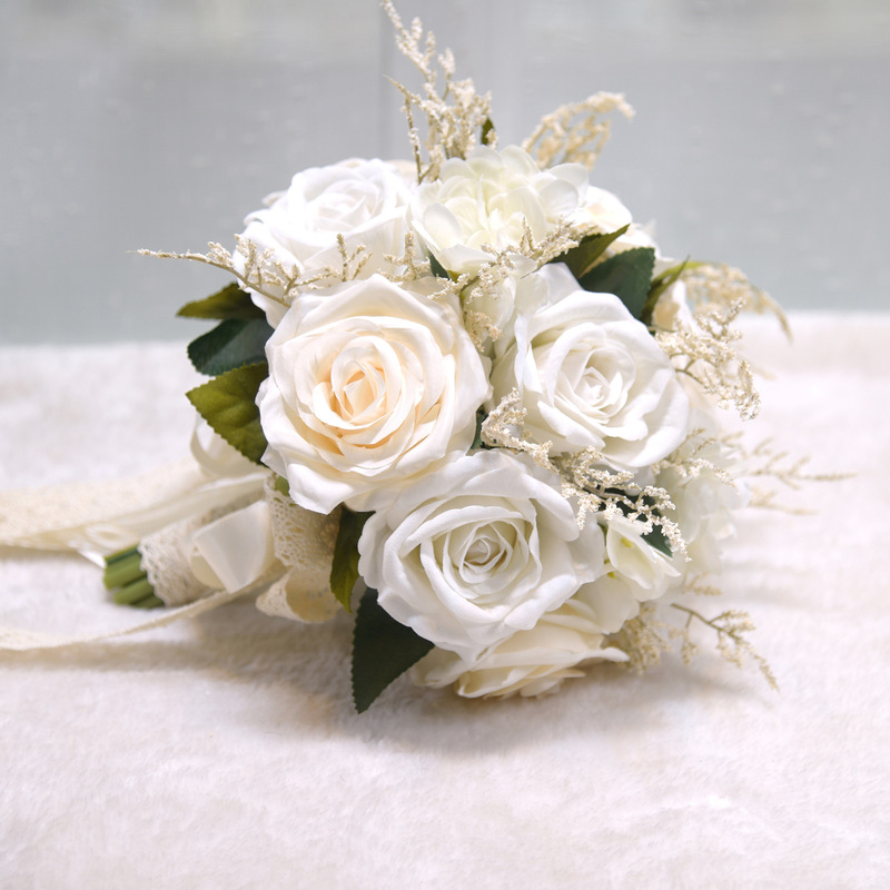永遠の天使958バラの花束の露店の花束卒業教師の日の結婚祝いの花の手作りdly|undefined