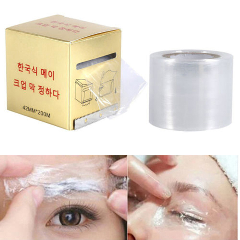 Large quantity and excellent price disposable eyebrow tattoo special plastic wrap eyebrow tattoo lip masking film hemp consumables tool