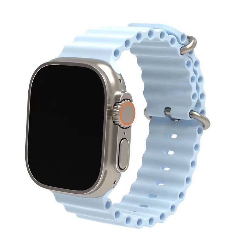 Suitable for APP Watch8 Apple Watch Apple Silicone Strap Marine Strap Official Silicone Strap