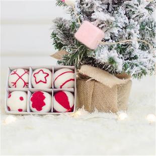 Korean style Christmas ball set box colorful ball set box Christmas children's toys