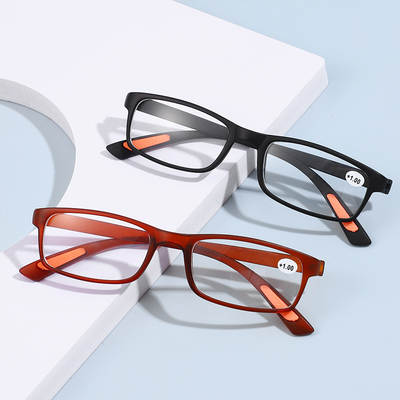 TR90 ultra-light anti-Blue reading glasses running Jianghu stall comfortable men's and women's reading glasses HD resin wholesale