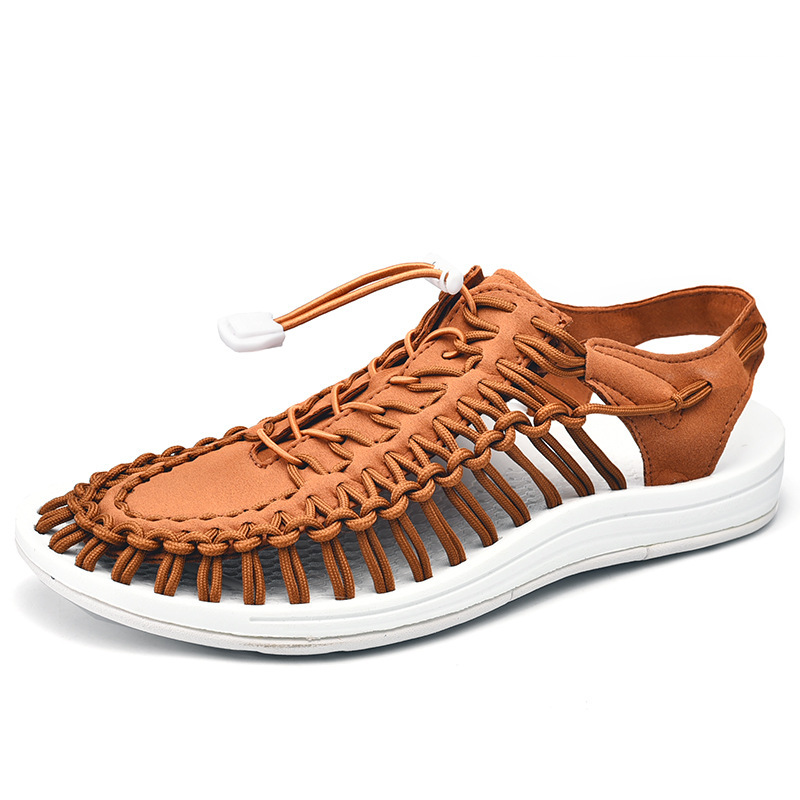 1998 sandals red Brown