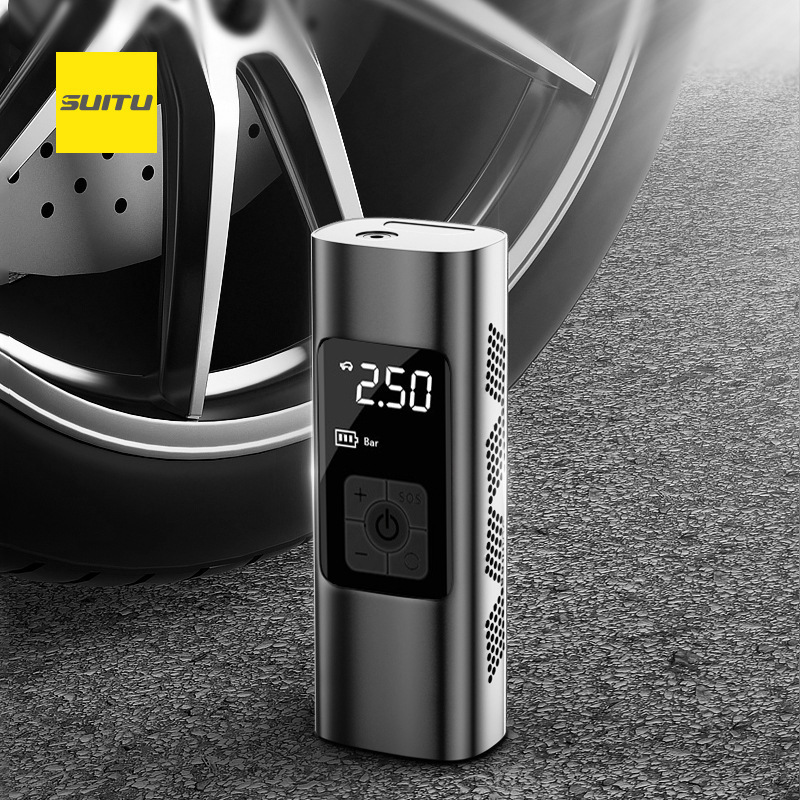 Cross-border hot sale wireless portable smart car air pump digital display air pump car electric air pump