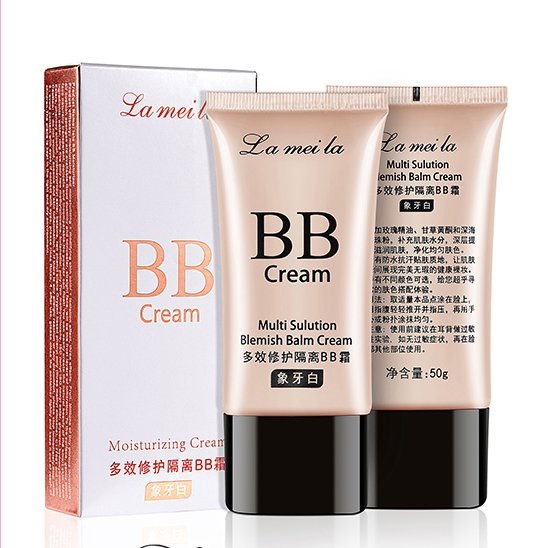BB Cream Women's Concealer Moisturizing Air Cushion Waterproof Sweat Isolation Natural Oil Control Makeup Lasting Naked Makeup Plain Foundation Liquid