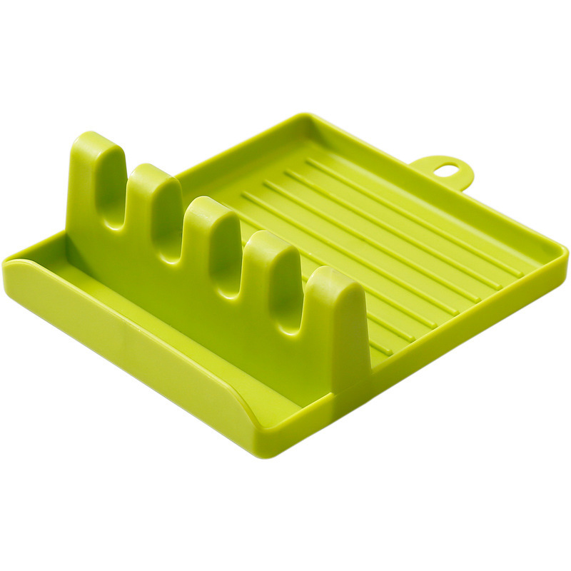 Multi-functional kitchen pot lid Spatula rack drain spoon chopsticks storage rack plastic floor household complete table top