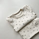 Korean-style Baby Cotton Printed Stretch Home Suit Newborn Fashionable Lovely Lace Suit Comfortable Fashionable