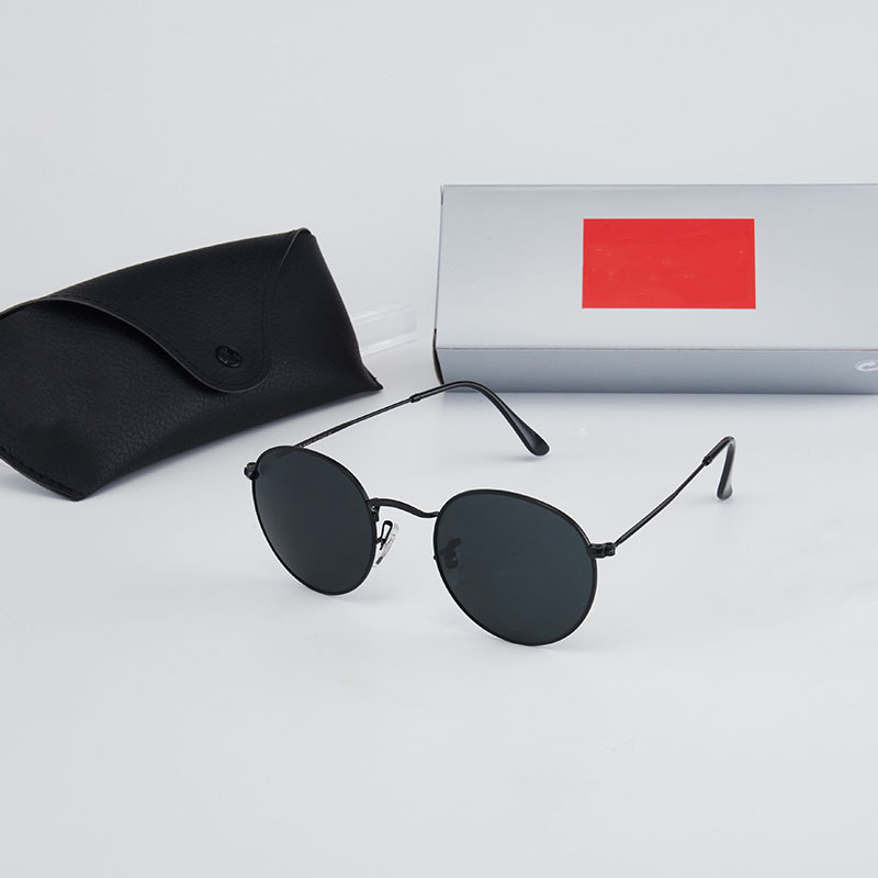 thumbnail for Classic retro small frame glass UV protection sunglasses foreign trade wholesale personality trend Europe and the United States metal sunglasses