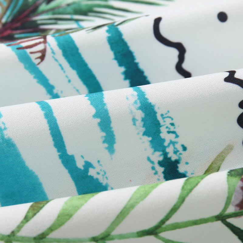 Cool Holiday Style Boy's Shirt Hawaii Beach Short-sleeved Children's Coconut Tree Casual Shirt Summer New Children's Clothing