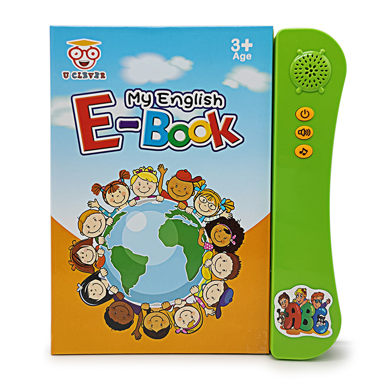 Cross-border New English Finger Point Reading Children's Early Education Intelligent E-book Learning Toys English Audio Book