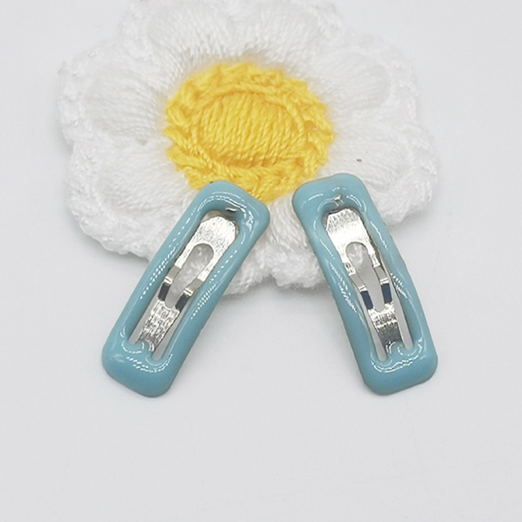 Korean mini pet hair accessories hair clip DIY small jewelry accessories hair clip oil drop BB Clip 2cm color drop clip