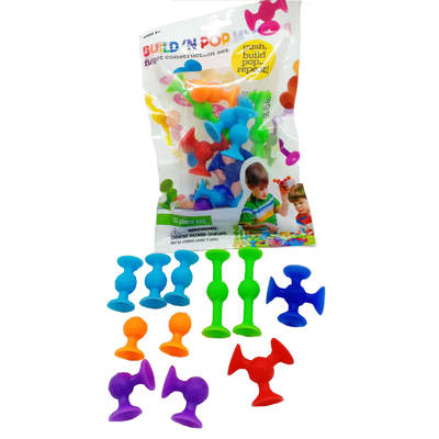 Cross-border hot selling suction music sticky music children's educational sucker soft building blocks variety assembling Science and Education kindergarten teaching aids