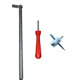 Steel Valve installation tool set of 3 269g